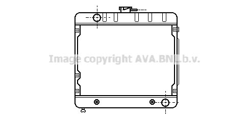 AVA QUALITY COOLING Radiaator,mootorijahutus MS2027